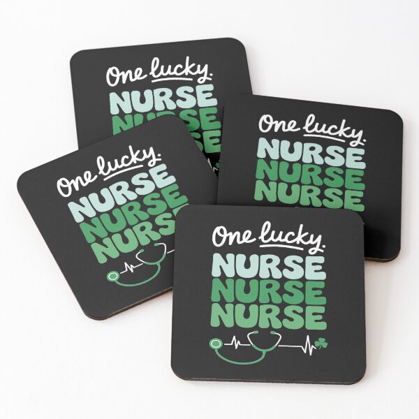 Item preview, One Lucky Nurse St Patricks Day Nurses Green Shamrock designed and sold by ReefNight.