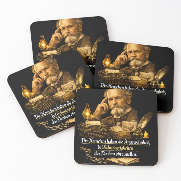 Item preview, Vintage Philosopher Quote Deep Thinking Wisdom designed and sold by KI-Kunstwerk.