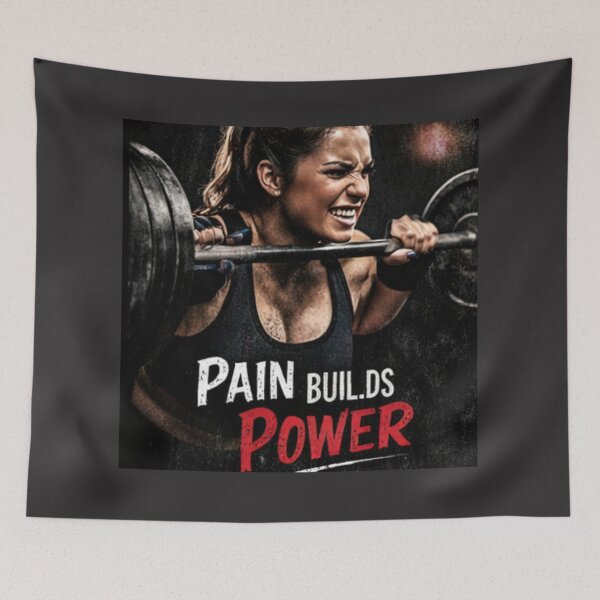 Item preview, PAIN BUILDS  POWER designed and sold by SilentRep.