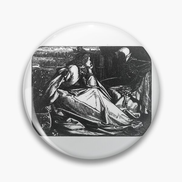 Item preview, Woman Facing Skeleton | Memento Mori designed and sold by GammaRay.