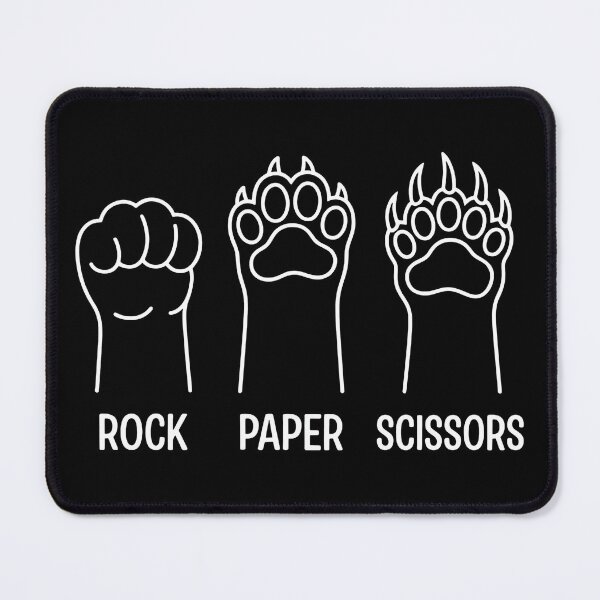 Item preview, Rock Paper Scissors Paw Edition T-Shirt designed and sold by Dmo3HarkoArt.