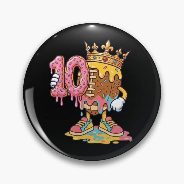Item preview, Football 10th Birthday Ice Cream Drip Ten Year Old designed and sold by KIROSALS.