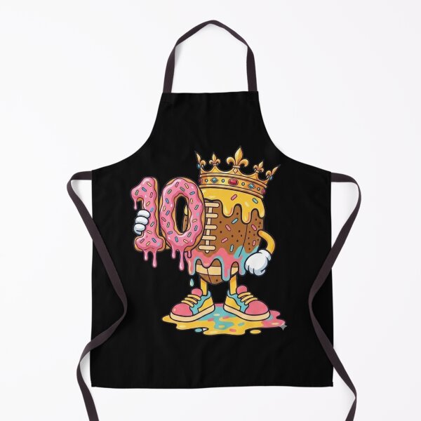 Item preview, Football 10th Birthday Ice Cream Drip Ten Year Old designed and sold by KIROSALS.