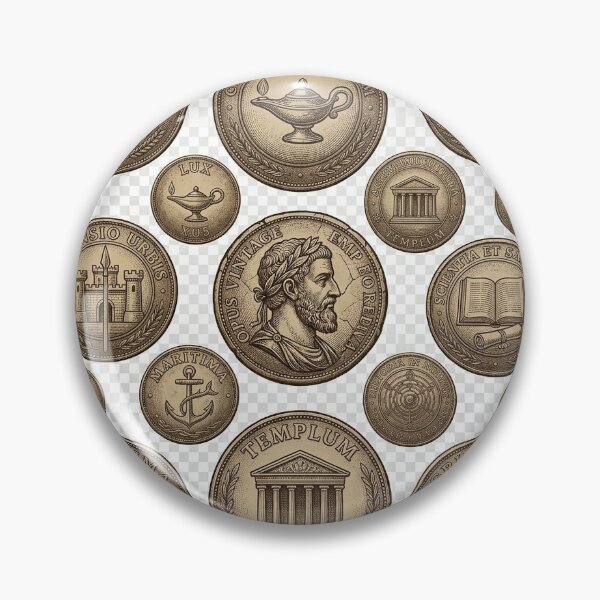 Item preview, Ancient Currency Civilization Archaeological Numismatics Art designed and sold by DarioTactical.