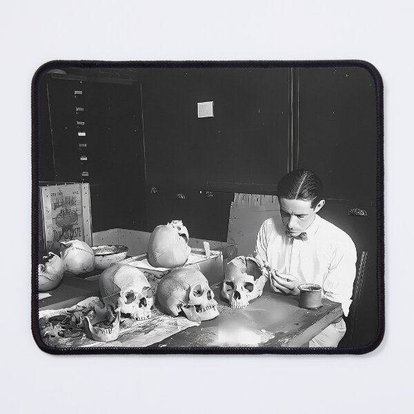 Item preview, Anatomist With Skulls | Vintage Medical designed and sold by GammaRay.