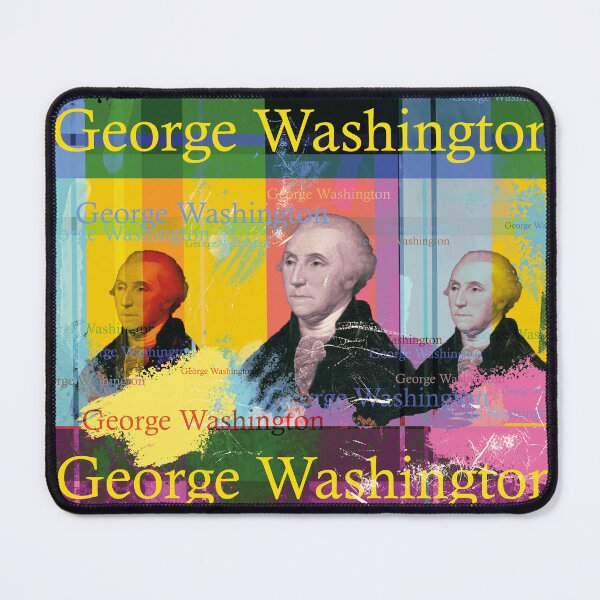 Item preview, George Washington Pop Art Collage Historical Portrait designed and sold by Mauswohn.