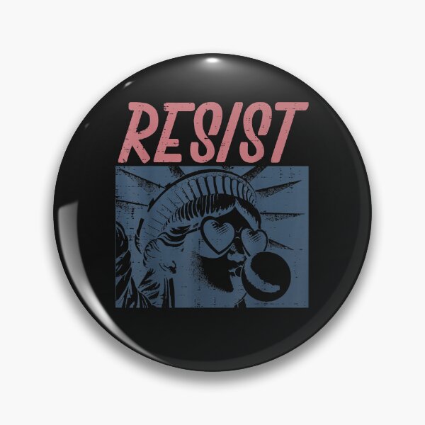 Item preview, RESIST Pop Art Iconic Figure with Bubble Gum Design designed and sold by mytvtoday2020.