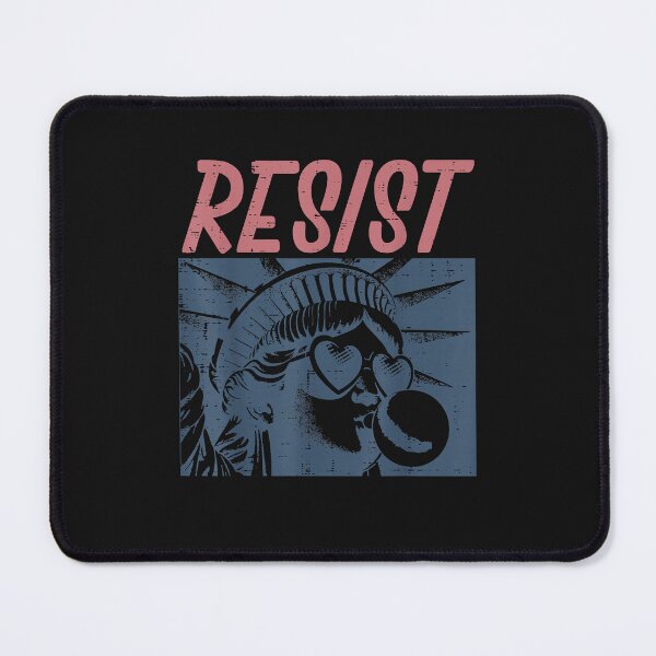 Item preview, RESIST Pop Art Iconic Figure with Bubble Gum Design designed and sold by mytvtoday2020.