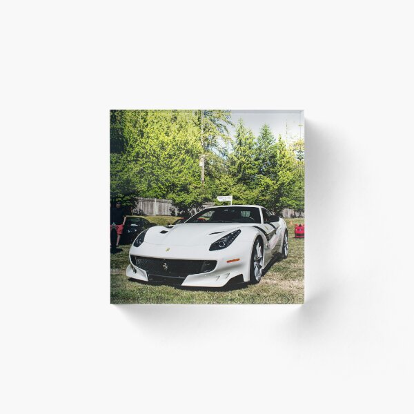 Tdf Acrylic Blocks Redbubble - green ferrari f12 roblox