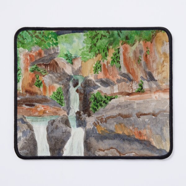 Item preview, O'heo Gulch; waterfall in Hana designed and sold by KPierceArt.