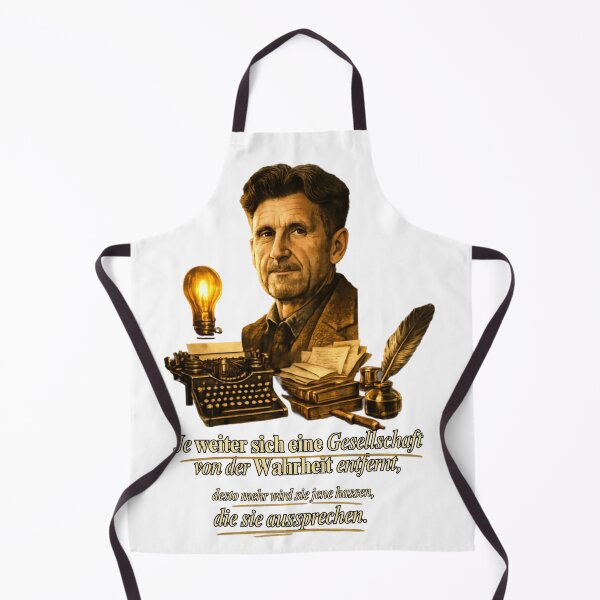 Item preview, Orwell Quote - Society and Truth designed and sold by KI-Kunstwerk.