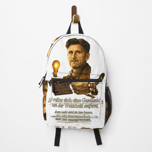 Item preview, Orwell Quote - Society and Truth designed and sold by KI-Kunstwerk.