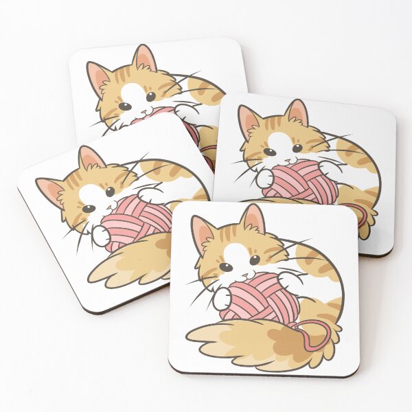 Item preview, LH Orange and White Cat designed and sold by pawlove.