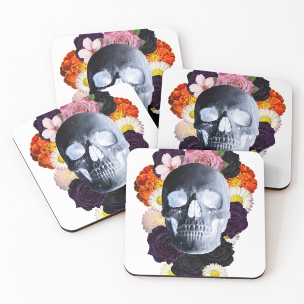 Item preview, Floral Gothic Skull Bloom designed and sold by Glitch Ink.