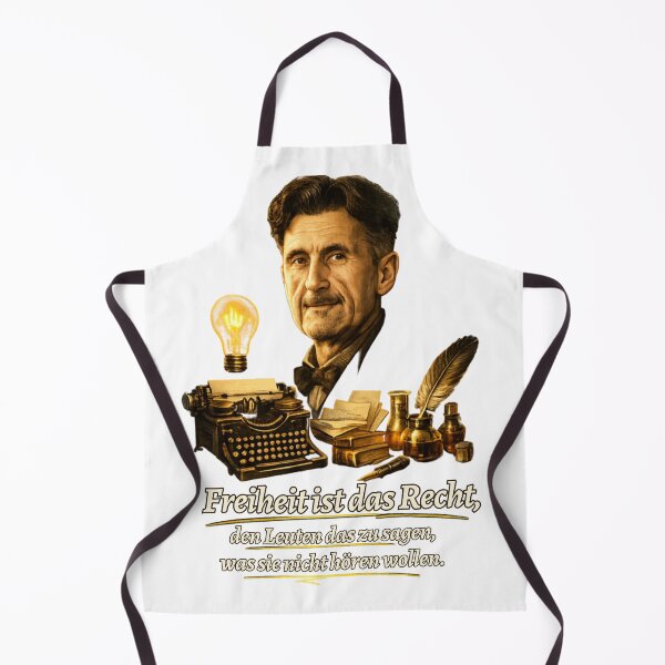 Item preview, Freedom is the Right – Orwell Quote Design designed and sold by KI-Kunstwerk.