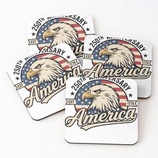 Item preview, America EST 1776 Patriotic Bald Eagle Vintage designed and sold by KroghDs.