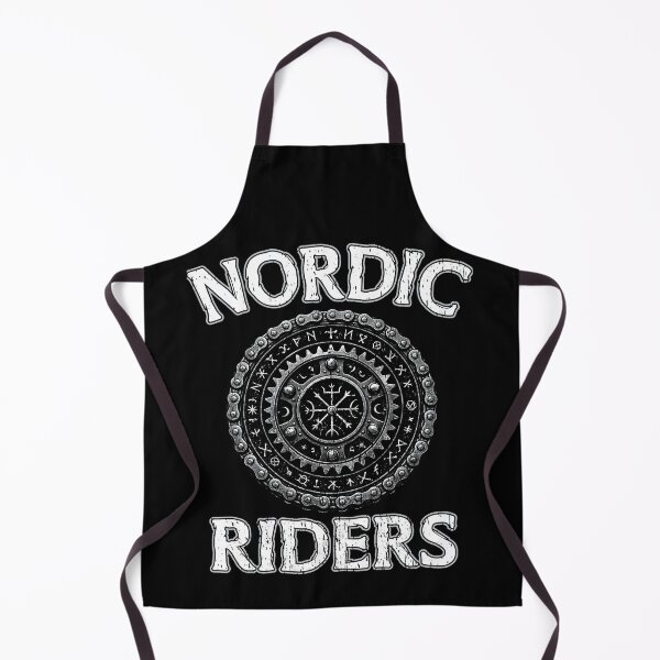 Item preview, Nordic Riders - Viking Runes Motorcycle Chain Biker Design designed and sold by Jt41.