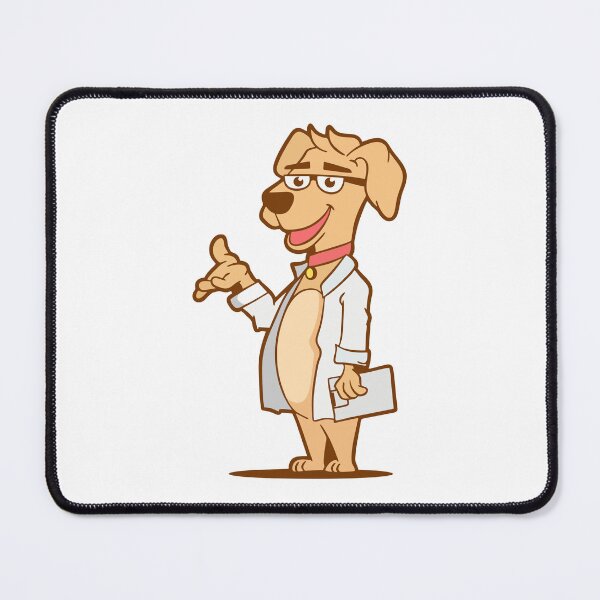 Item preview, Smart Lab Dog Doctor Medical Professional Cartoon designed and sold by Claupary.