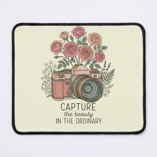 Item preview, Vintage SLR Camera with Roses - Capture the Beauty in the Ordinary designed and sold by QuietLines17.