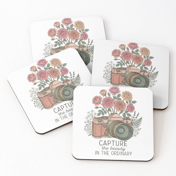 Item preview, Vintage SLR Camera with Roses - Capture the Beauty in the Ordinary designed and sold by QuietLines17.