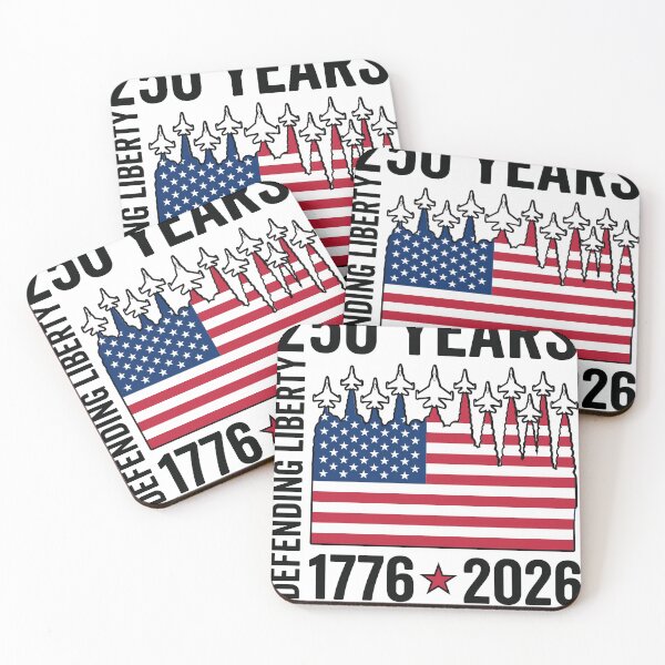 Item preview, USA 250 Years American Flag Fighter Jet 1776 designed and sold by KroghDs.