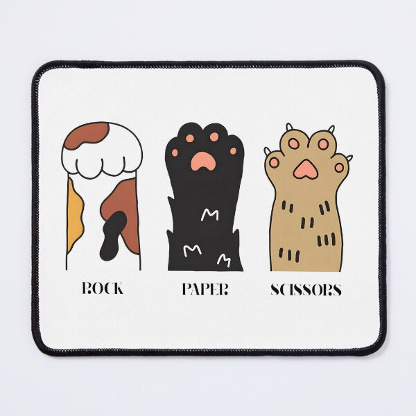 Item preview, Cat Paws Rock Paper Scissors Funny Cute designed and sold by Dmo3HarkoArt.