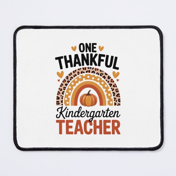 Item preview, One Thankful Kindergarten Teacher Thankgiving Rainbow designed and sold by Moon-Ape.