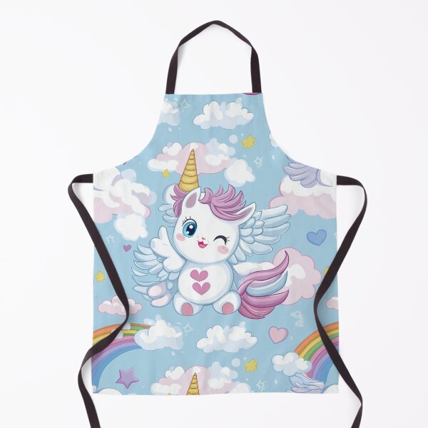 Item preview, Cute unicorn, fantasy world, crystal horn. Seamless pattern designed and sold by Leylita Design.