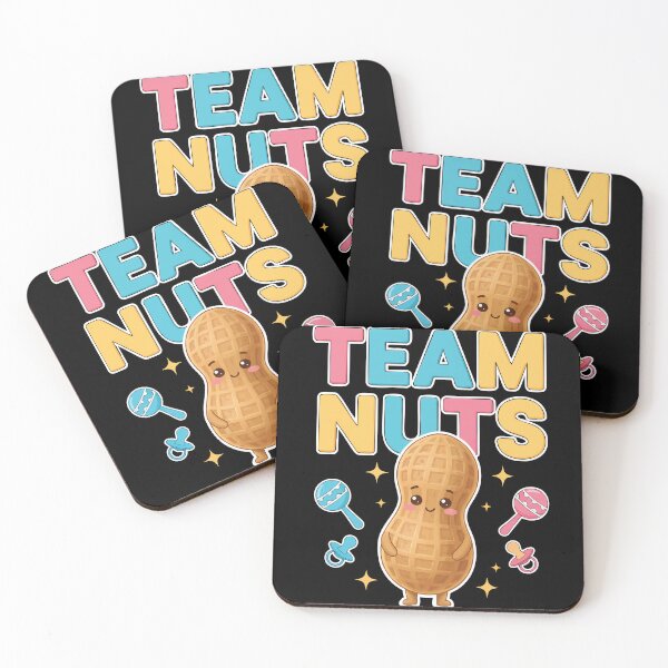 Artikelvorschau, Gender Reveal Team Nuts Baby Shower Gender Reveal entworfen und verkauft von LuminOrb.