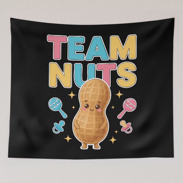 Item preview, Gender Reveal Team Nuts Baby Shower Gender Reveal designed and sold by LuminOrb.