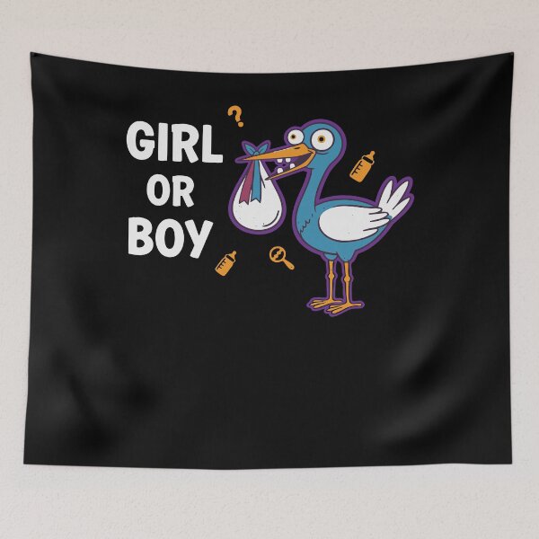 Item preview, Gender Reveal Girl Or Boy Baby Shower Announcement designed and sold by LuminOrb.