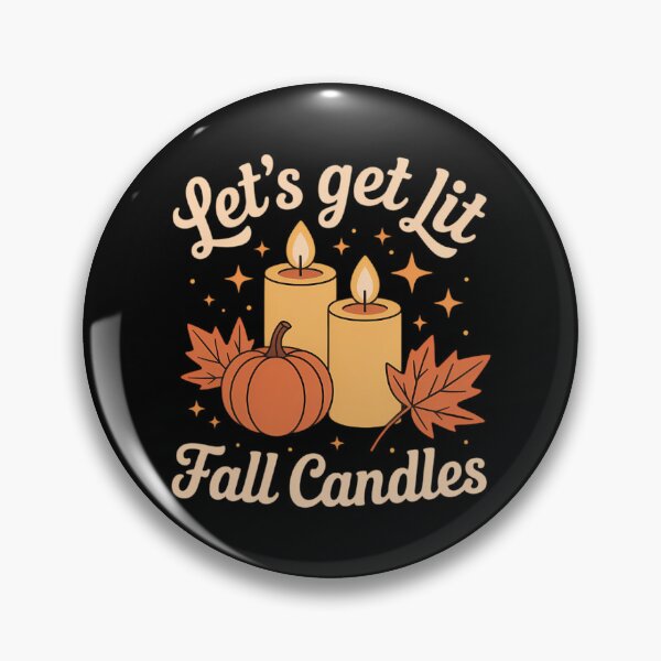 Item preview, Let's Get Lit Fall Scented Candles Autumn Thanksgiving designed and sold by Moon-Ape.
