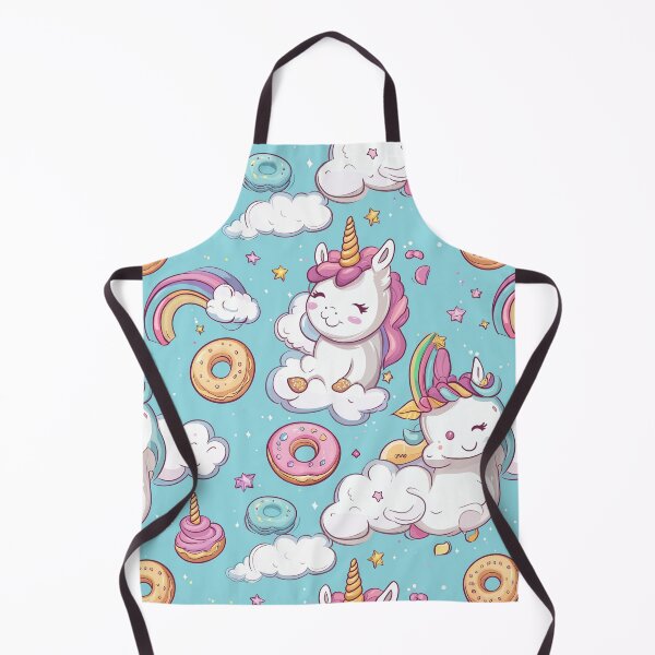 Item preview, Cute unicorn, fantasy world, crystal horn. Seamless pattern designed and sold by Leylita Design.