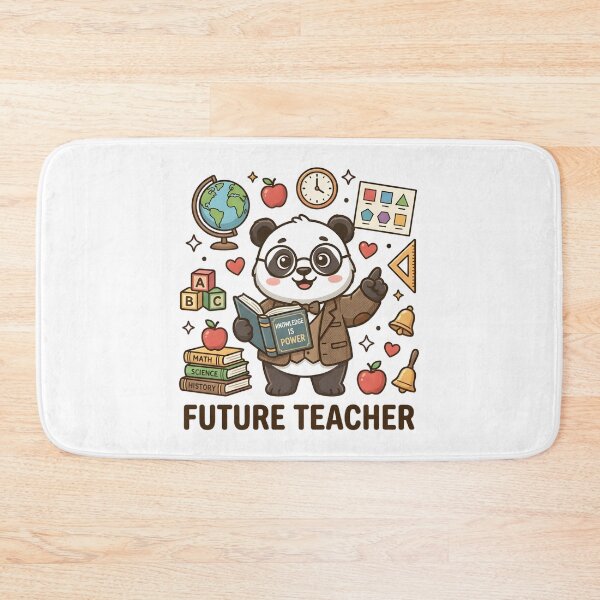 Item preview, Cute Panda Future Teacher Kids T-Shirt – Adorable Panda Cartoon designed and sold by DIRTYSKETCHH.