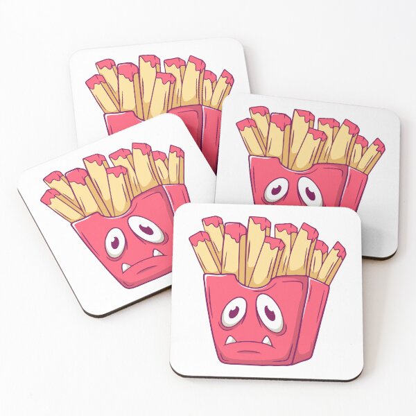 Item preview, Sad French Fries Monster Fast Food Art designed and sold by Claupary.