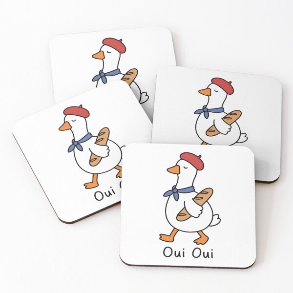 Item preview, French Goose with Baguette and Beret Charm designed and sold by ByLusya.