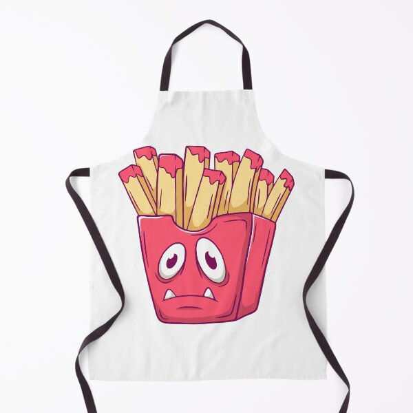 Item preview, Sad French Fries Monster Fast Food Art designed and sold by Claupary.