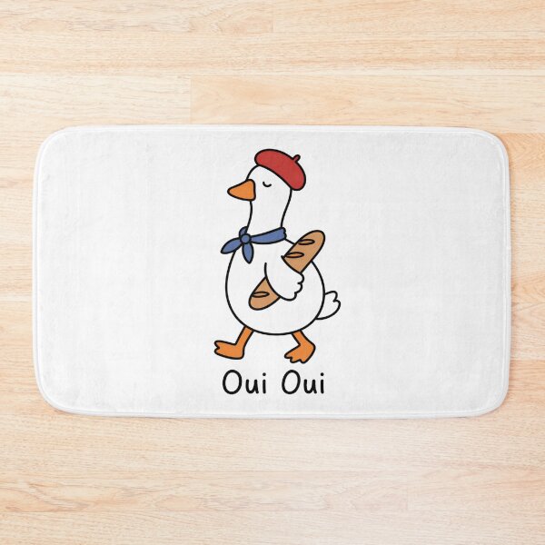 Item preview, French Goose with Baguette and Beret Charm designed and sold by ByLusya.