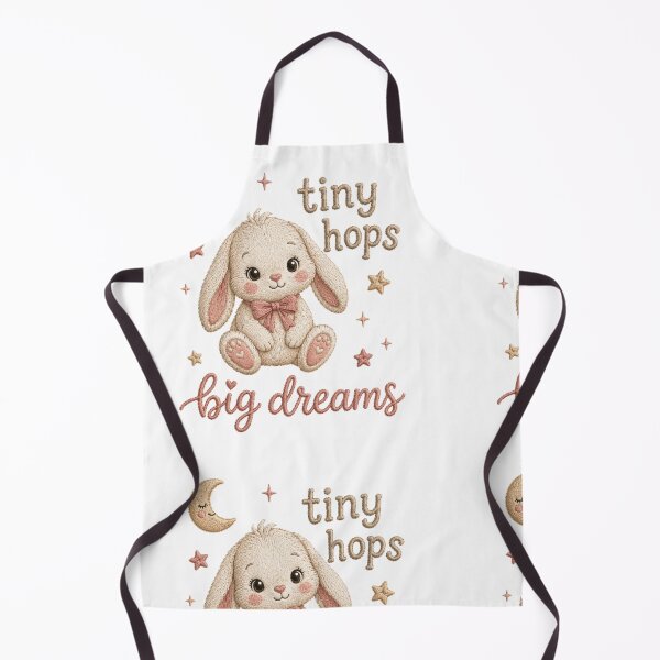 Item preview, Tiny Hops Big Dreams Baby Bunny Cute Nursery Aesthetic designed and sold by PixelcreateTee.