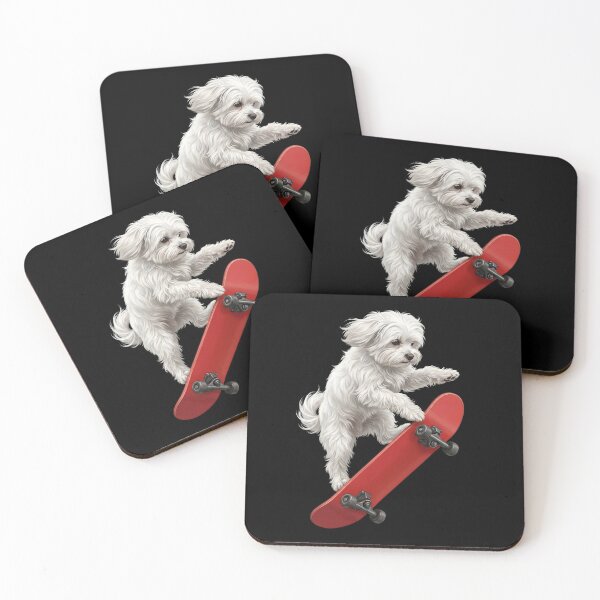 Item preview, Maltese Skateboarding Skate Dog Dad Lover designed and sold by TerryConnells.