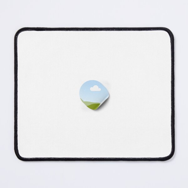 Item preview, Minimal Nature Sticker Design with Cloud and Hills designed and sold by Style2010.