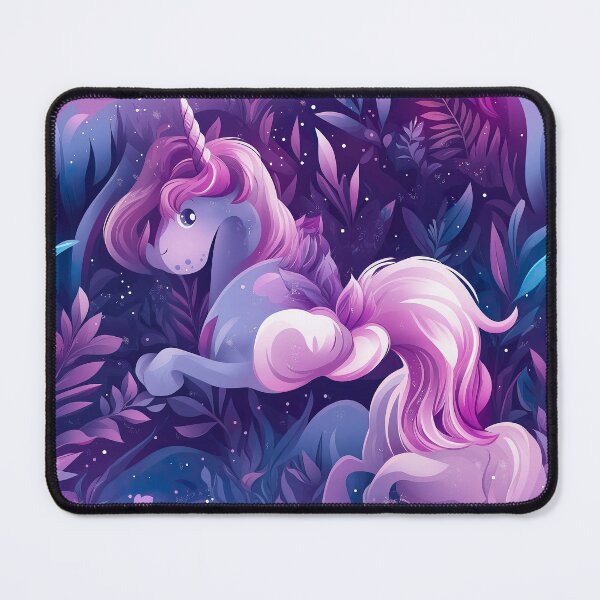 Item preview, Cute unicorn, fantasy world, crystal horn. Seamless pattern designed and sold by Leylita Design.