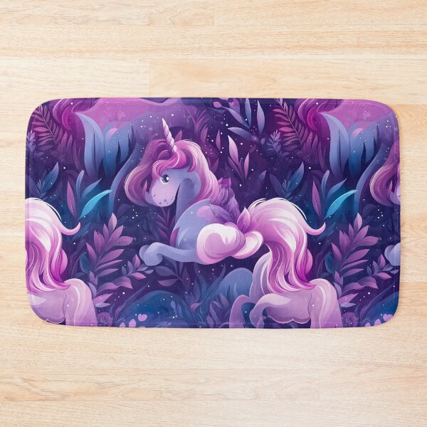 Item preview, Cute unicorn, fantasy world, crystal horn. Seamless pattern designed and sold by Leylita Design.