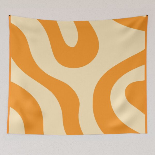 Item preview, Orange swirls designed and sold by GraphicMondaze.
