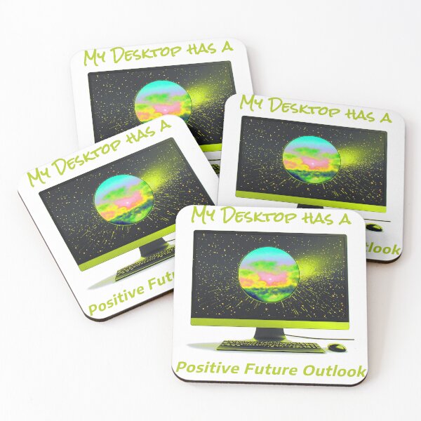 Item preview, Positive Future Outlook, a funny computer gift, for the geek and computer lover designed and sold by PiperParrot.