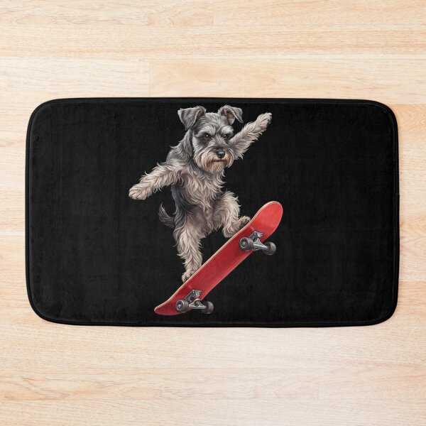 Item preview, Miniature Schnauzer Skateboarding Skate Dog Dad Lover designed and sold by TerryConnells.