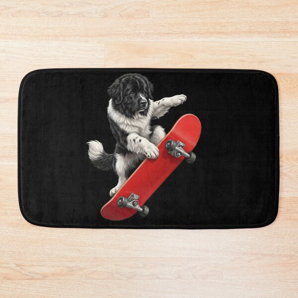 Item preview, Newfoundland Skateboarding Skate Dog Dad Lover designed and sold by TerryConnells.