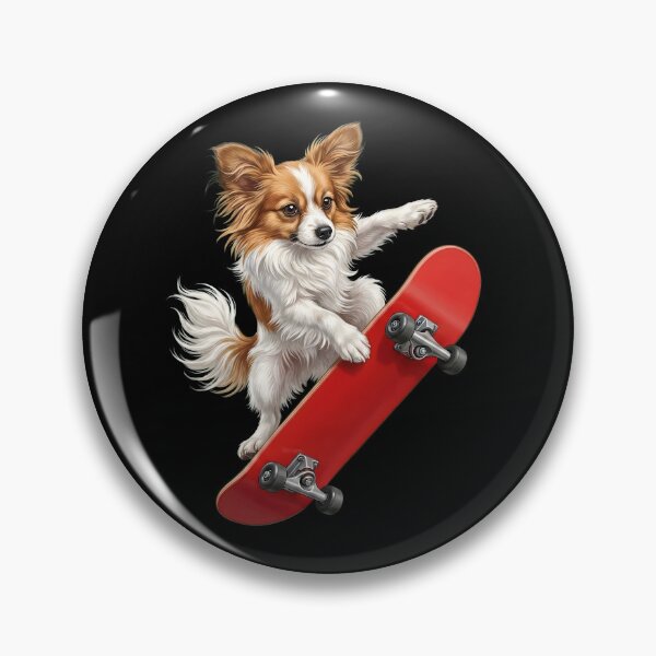 Item preview, Papillon Skateboarding Skate Dog Dad Lover designed and sold by TerryConnells.