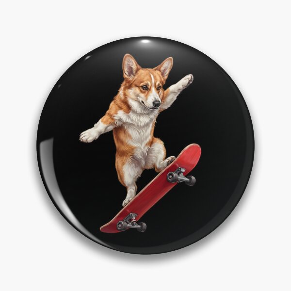 Item preview, Pembroke Welsh Corgi Skateboarding Skate Dog Dad Lover designed and sold by TerryConnells.