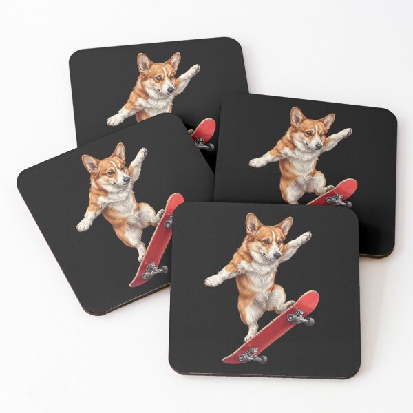 Item preview, Pembroke Welsh Corgi Skateboarding Skate Dog Dad Lover designed and sold by TerryConnells.